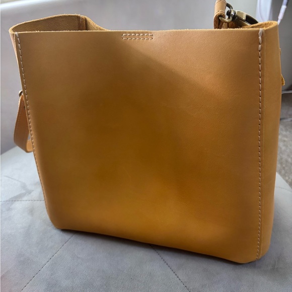 Tan Leather Crossbody Bag - Picture 2 of 4